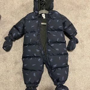 Baby GAP Navy Blue SnowSuit 6-12 Months